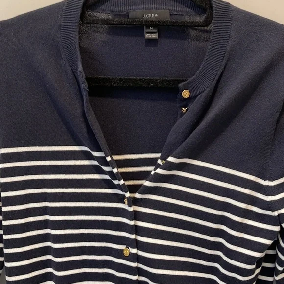 J. Crew cardigan with brass buttons - Picture 3 of 4